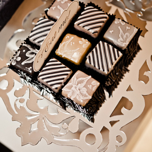 Designer Platter with Chocolate Canape's