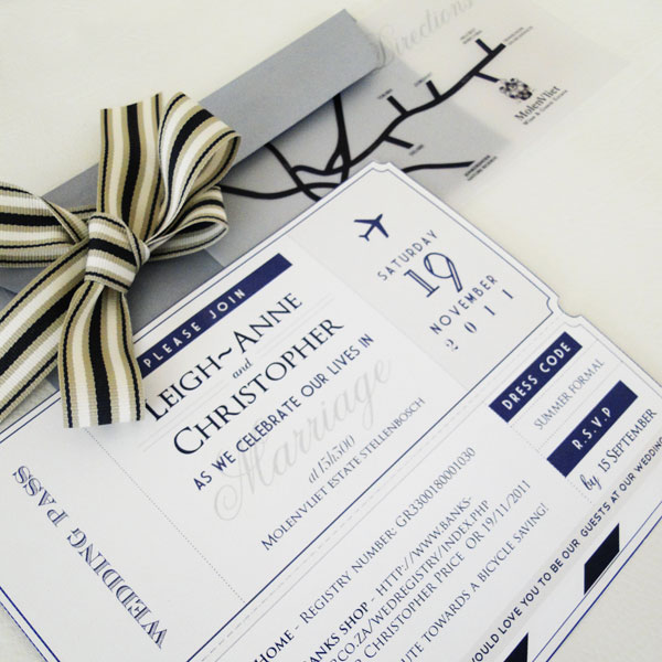 Your Wedding Invitation naturally sets the tone for the look and feel of