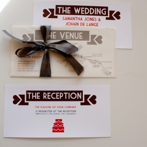 Brown Minimalistic Invitation