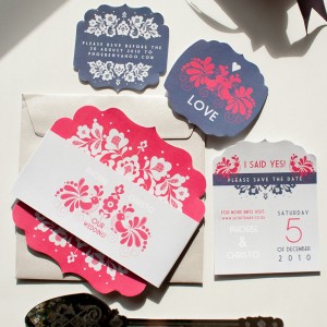 Decorative Scalloped Invitations