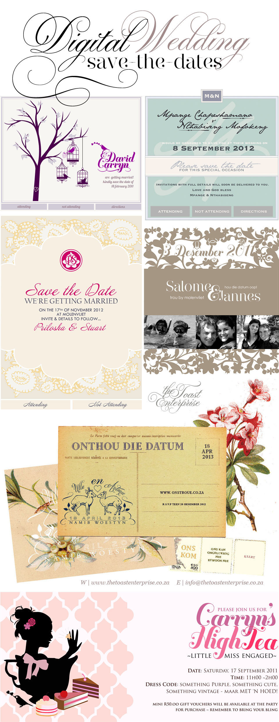 Digital Save the Dates