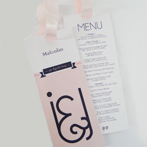 Menu Front and Back