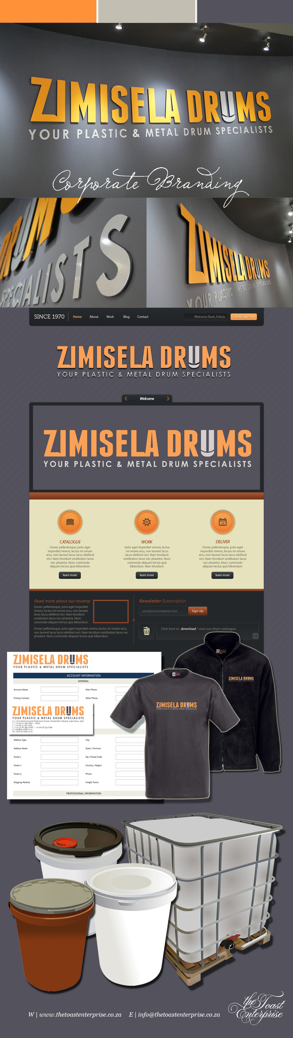 Zimisela Drums Corporate Identity & Signage