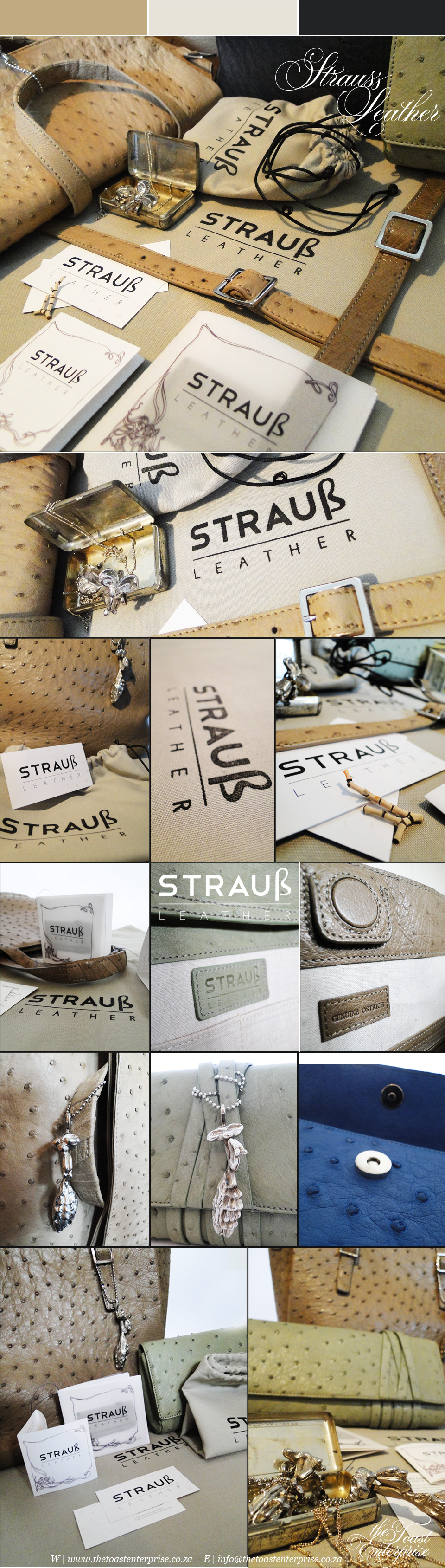 Strauss Leather Corporate Identity by The Toast Enterprise